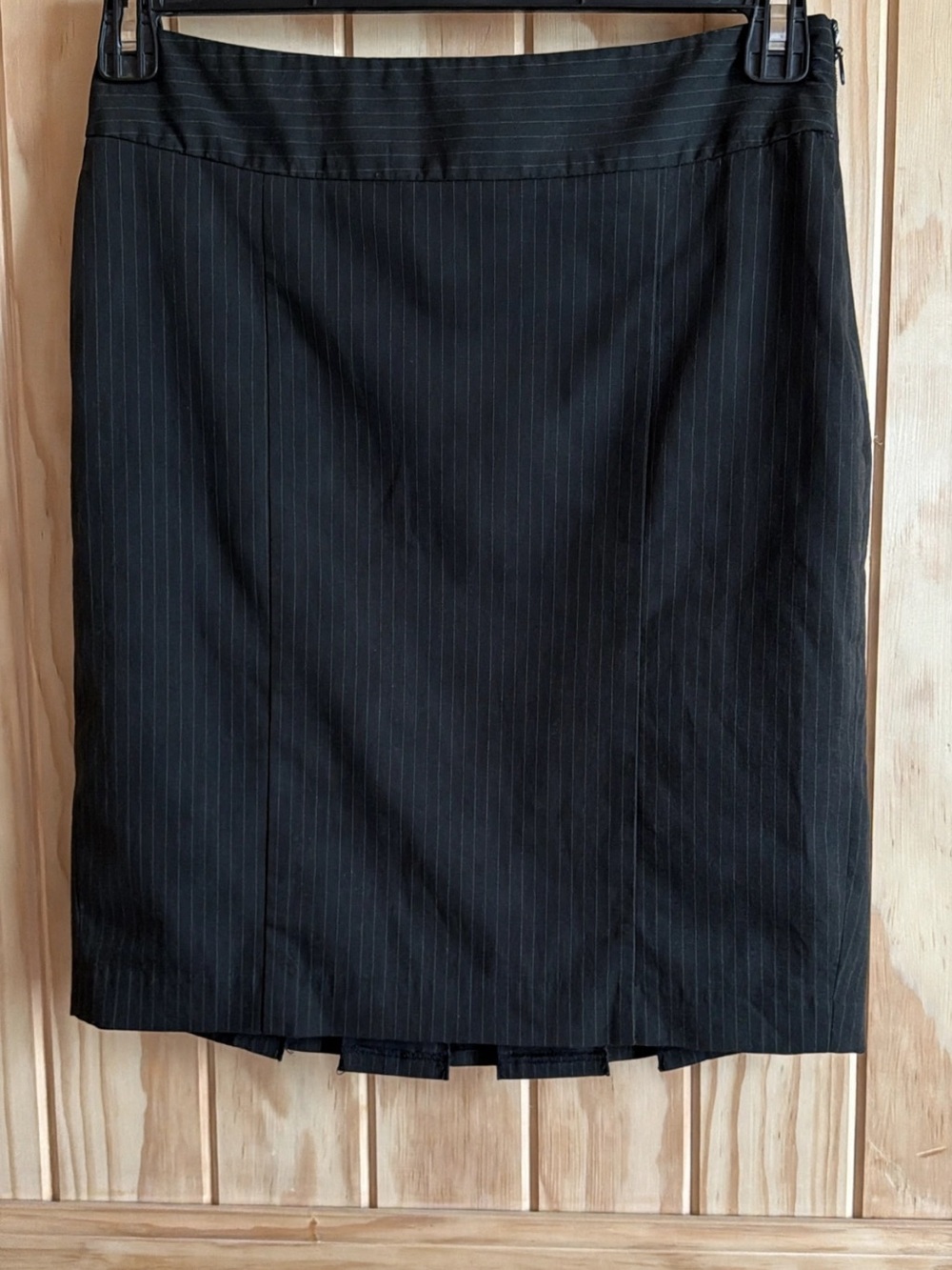 The Limited Classic Black Pinstripe Women's Pencil Skirt